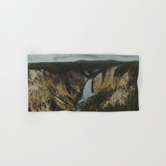 Yellowstone National Park Falls Hand & Bath Towel