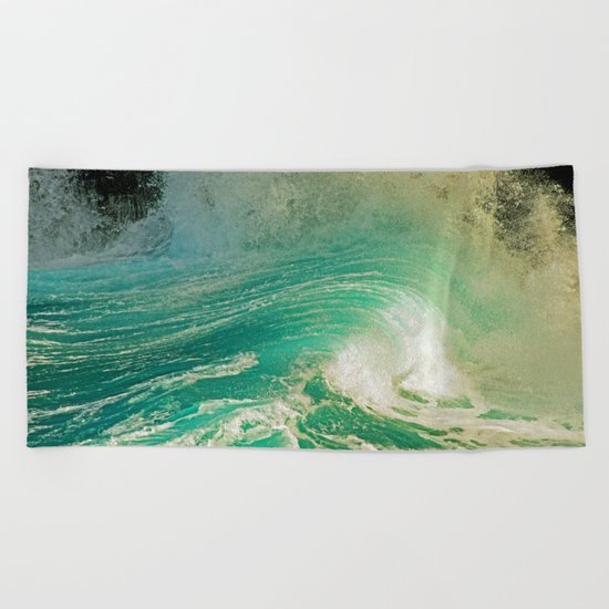 WAVE JOY Beach Towel