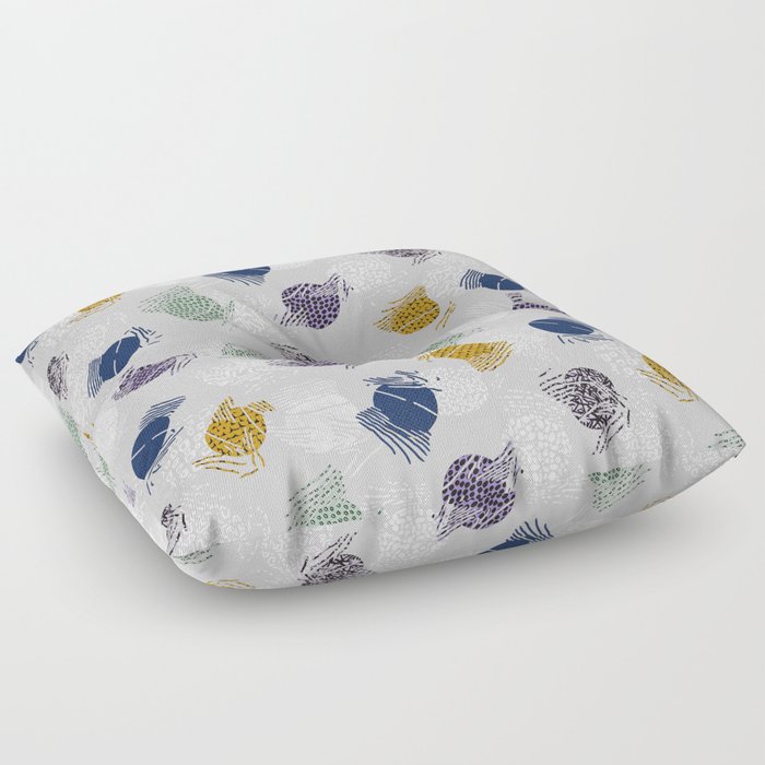 Colorful abstract circles 8L Floor Pillow