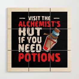 Visit The Alchemist Alchemy Chemistry Wood Wall Art