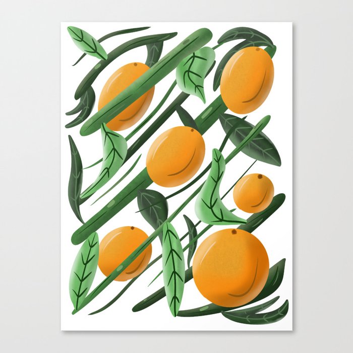 Summer Oranges Canvas Print