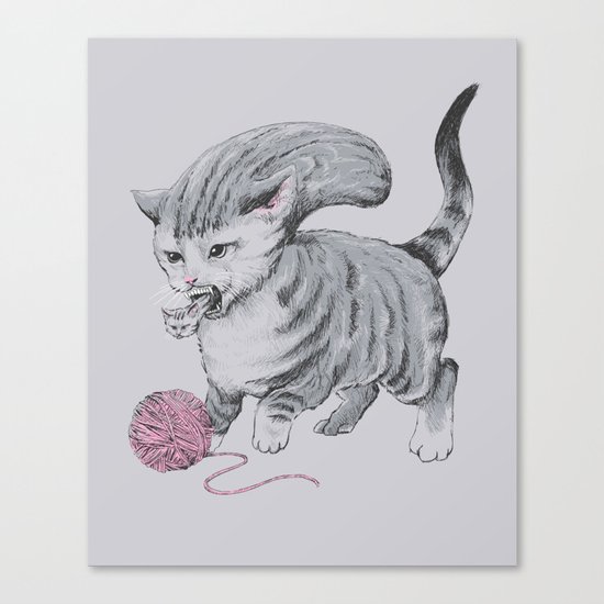 Kittehmorph Canvas Print