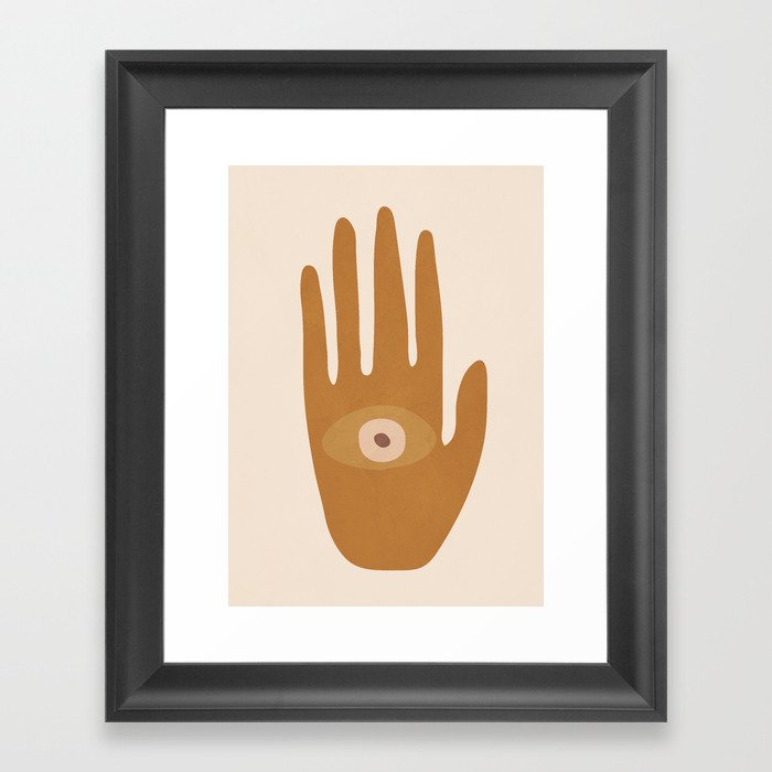 Hamsa Hand Framed Art Print