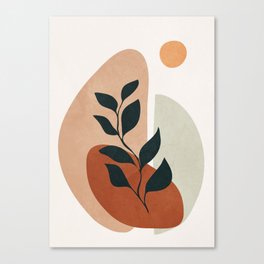 Soft Shapes II Canvas Print