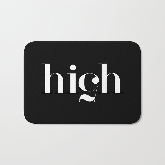 Typography Bath Mat