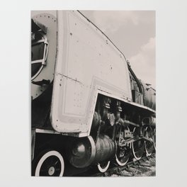 Old Locomotive steam train Poster