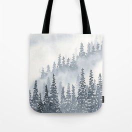 A Gray Forest Tote Bag
