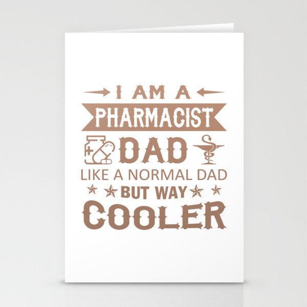 Pharmacist Dad Stationery Cards