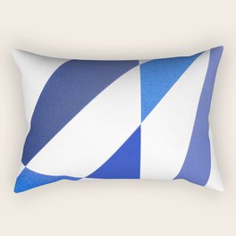 Triangulos azules Rectangular Pillow
