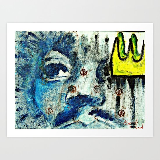 The King of the Pennies Art Print