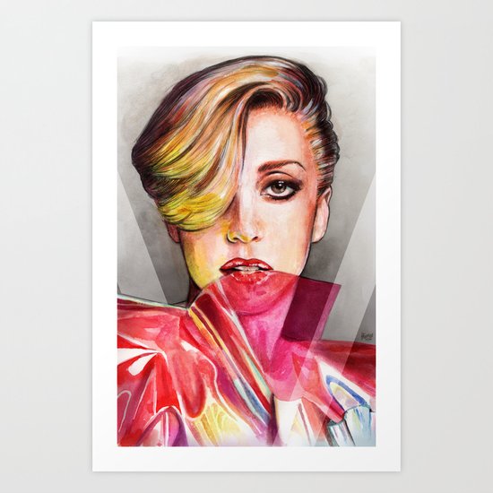 V Mag Art Print