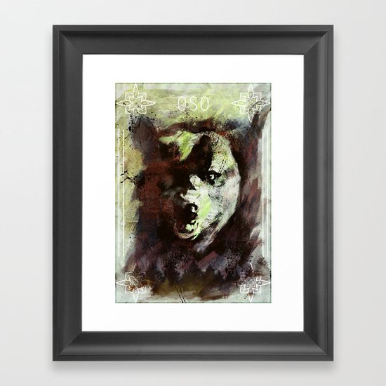 Bear Framed Art Print