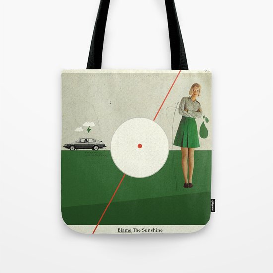 Blame The Sunshine | Collage Tote Bag