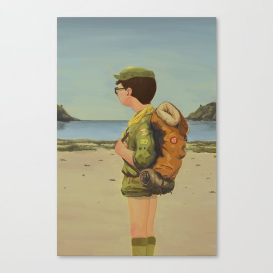 Scouting Canvas Print