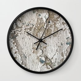 White Decay III Wall Clock