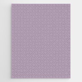 Pastel Purple Solid Color Jigsaw Puzzle