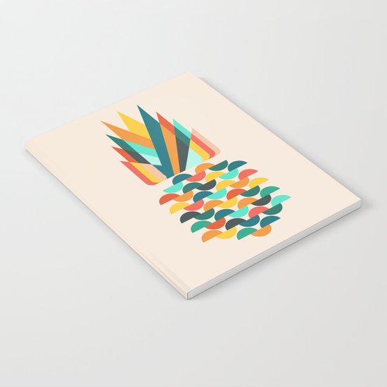 Groovy Pineapple Notebook