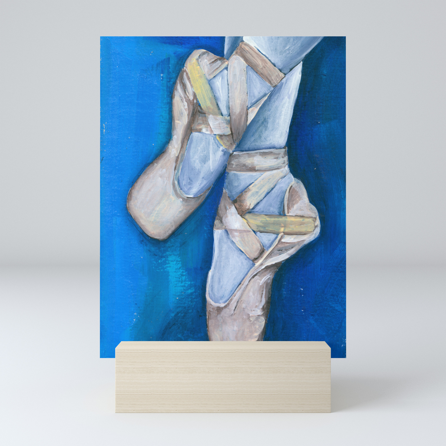 Pointe Shoes Ballet Mini Art Print By Lenaliluna Society6