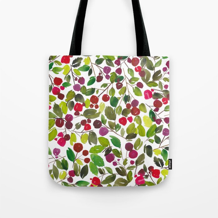 Holly Berry Tote Bag