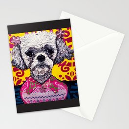 Maggie the Shi-Poo Stationery Cards