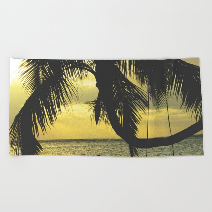 Sunset on the Island Beach Towel