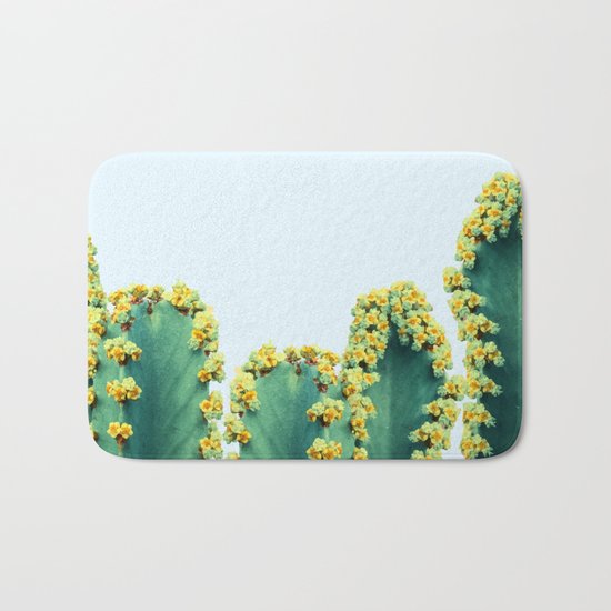 Adorned Cactus #society6 #artprints #buyart Bath Mat