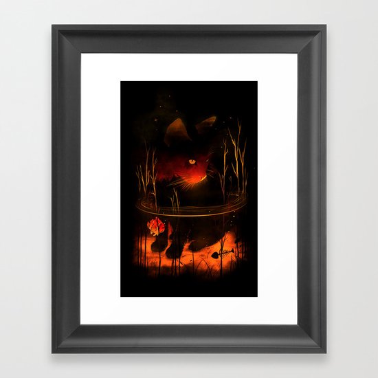 Catfish Framed Art Print
