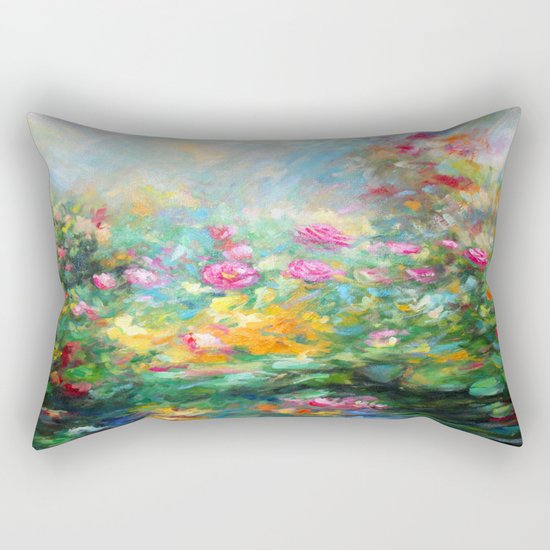 Roses paint Rectangular Pillow