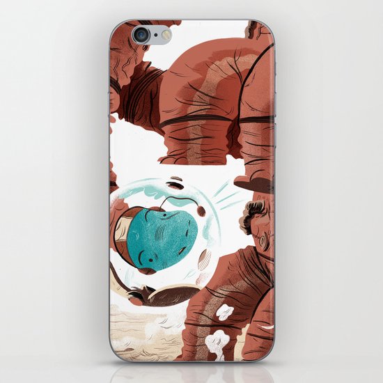 Space Brontosaurus iPhone & iPod Skin