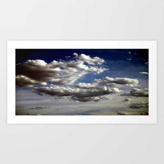 Cloud Formations Art Print
