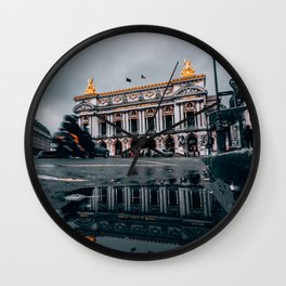 Palais Garnier Wall Clock | Eiffeltower, View, Europe, Skyline, Tourism, City, Pantheon, Hdr, France, Royal 