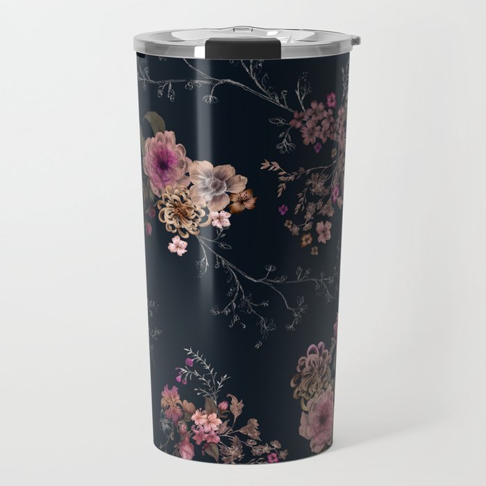 Japanese Boho Floral Travel Mug