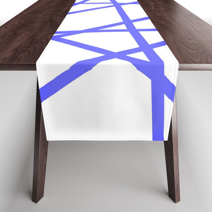 Doodle (Azure & White) Table Runner