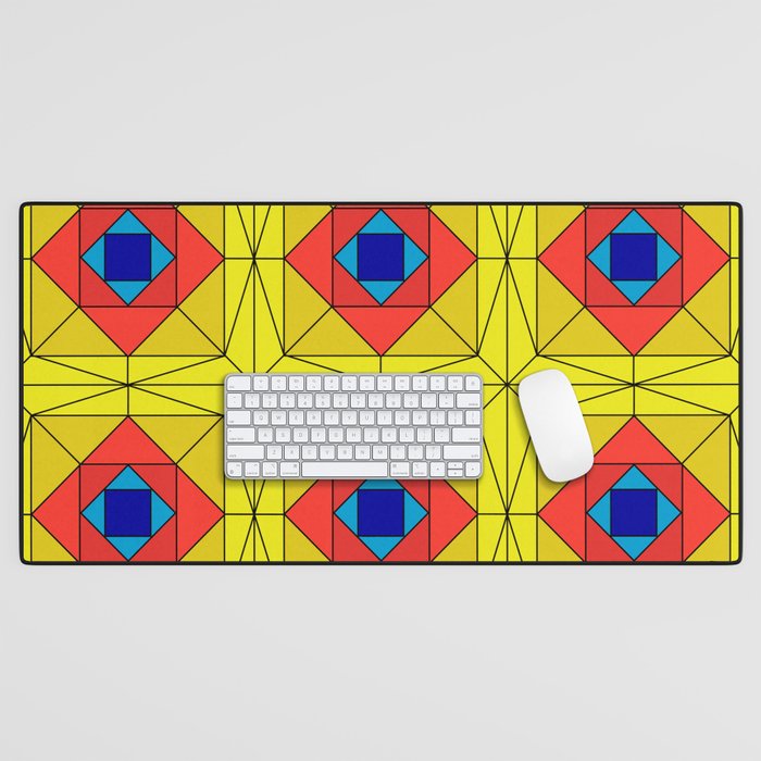 Suspiria Stained Glass Desk Mat by Christina Harris Society6