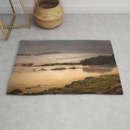 Stormy Day At Gallows Beach Rug