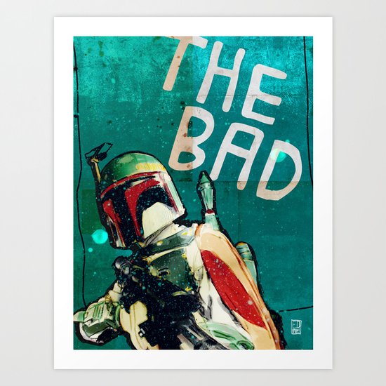 The Good, The Bad & The Ugly: Star Wars Art Print