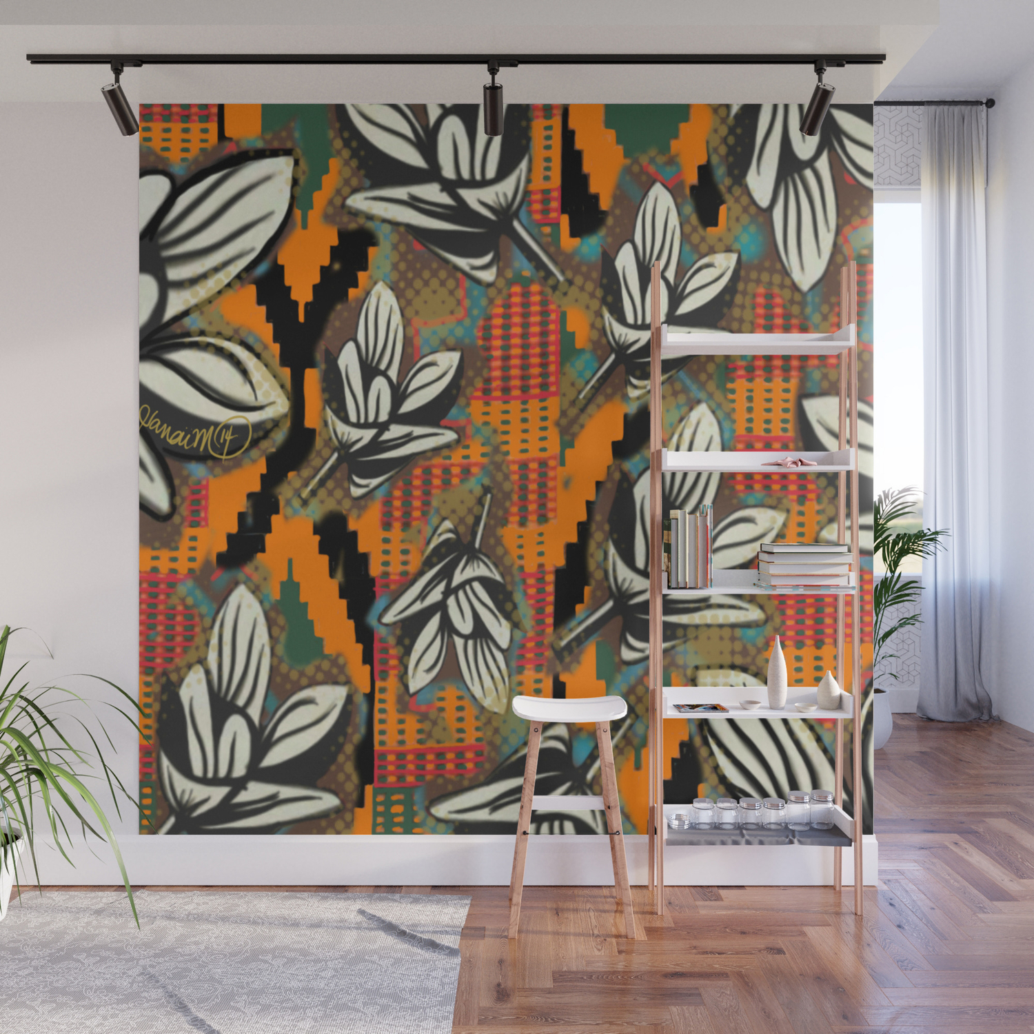 Hodge Podge Wall Mural By Janaimacklin Society6