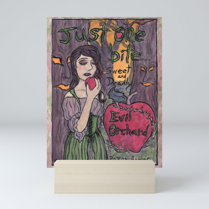 Evil Orchard Girl Mini Art Print