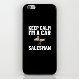 Used Car Salesman Auto Seller Dealership iPhone Skin