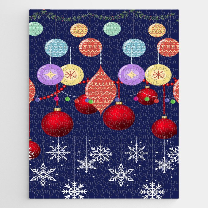 Ornaments with Lights Jigsaw Puzzle