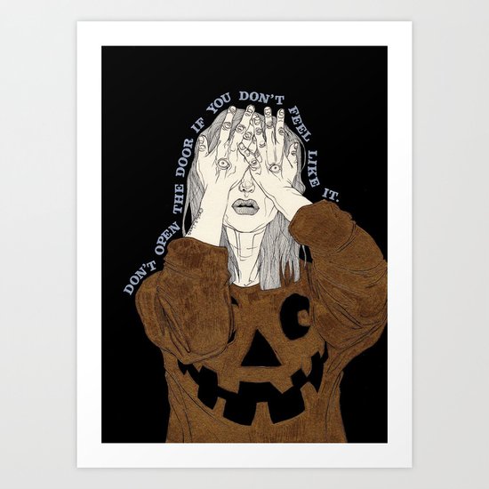 Knock Knock Art Print