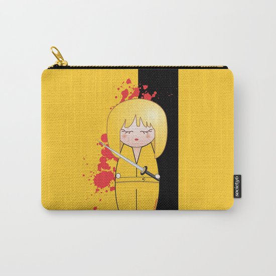 Kokeshi Beatrix of Kill Bill Carry-All Pouch