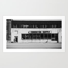 Edmonton Supply Art Print