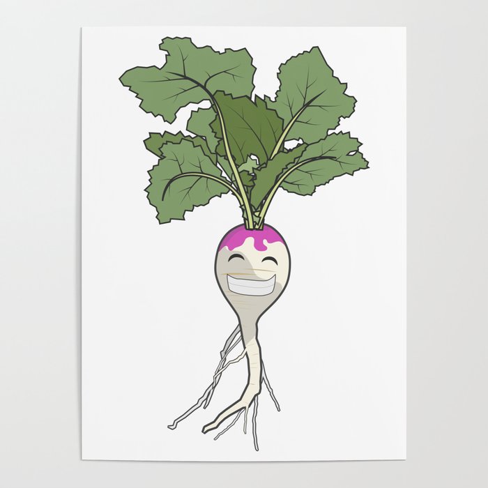 Happy Turnip Poster
