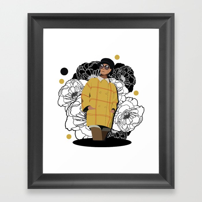 YELLOW- Colour of Happiness Framed Art Print