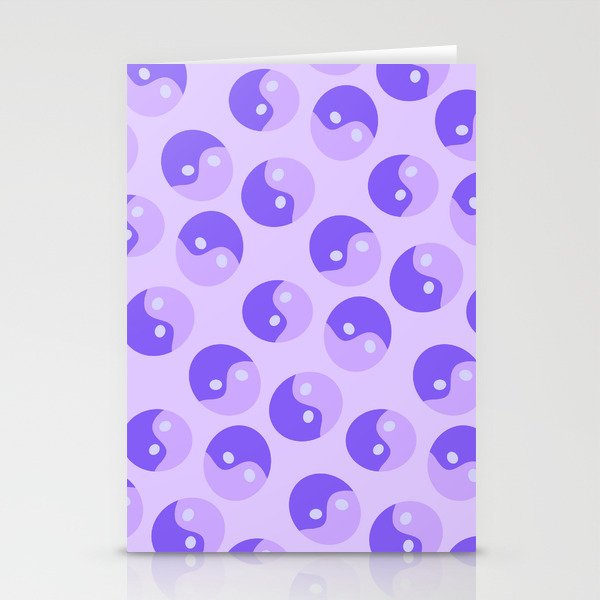 Peaceful Disco - purple  Stationery Cards