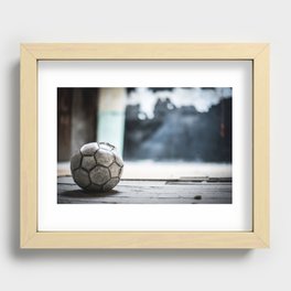 Soccer and Football 20 Recessed Framed Print