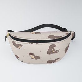 Otter pattern cute cartoon otter tileable gifts Fanny Pack