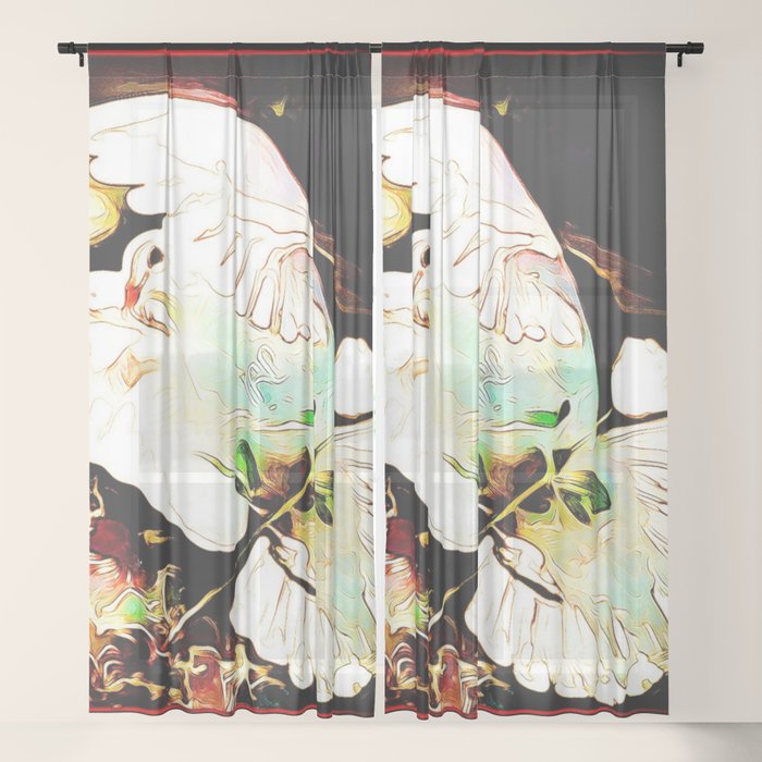 Bird Models Majestic Dove 01 11 Sheer Curtain By