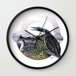 DW-019 Song Of The Loons Wall Clock